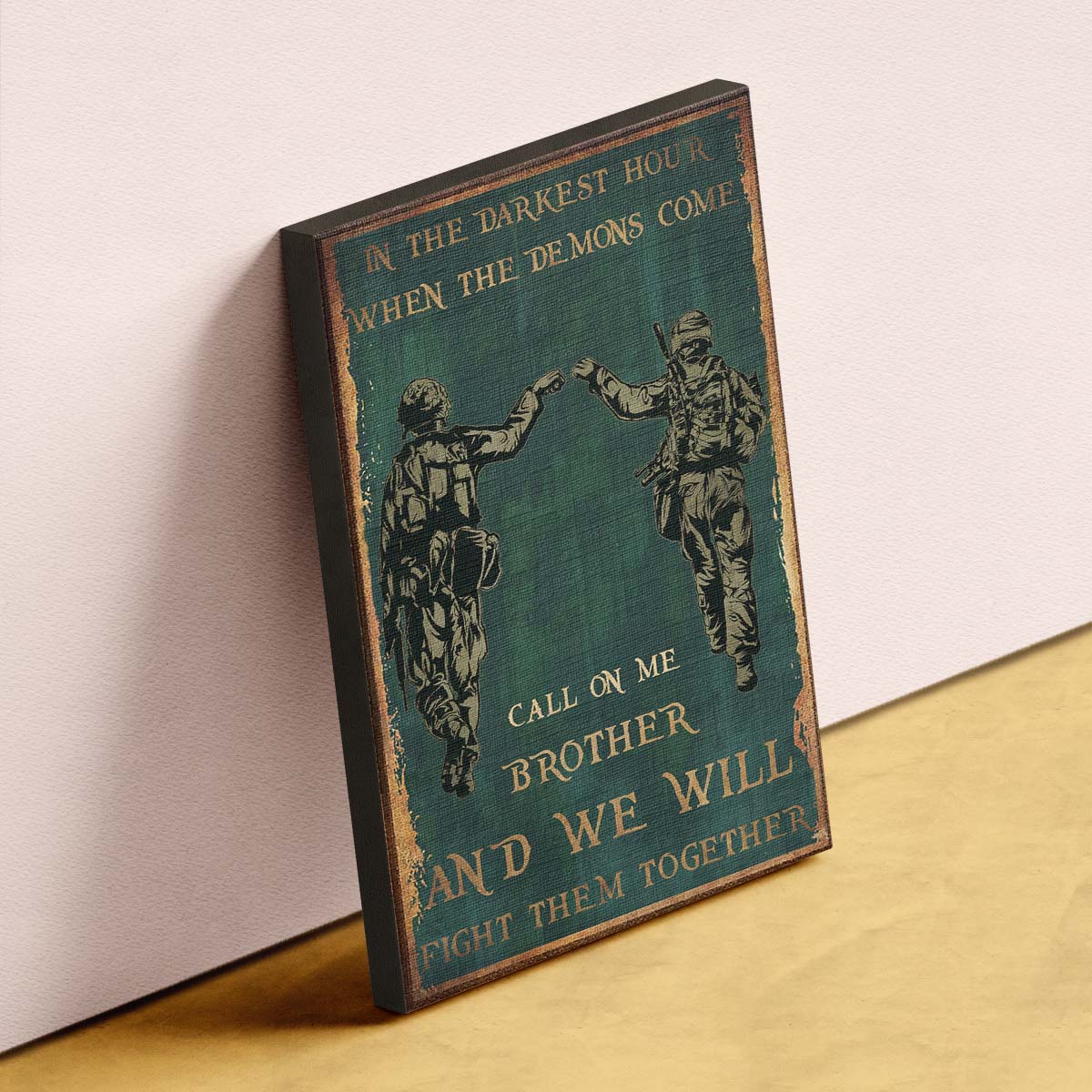 SD040 - Call On Me Brother - English - Soldier - Vertical Poster - Vertical Canvas - Soldier Poster