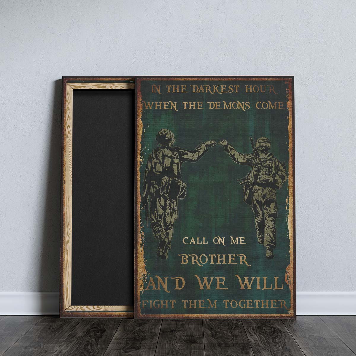 SD040 - Call On Me Brother - English - Soldier - Vertical Poster - Vertical Canvas - Soldier Poster