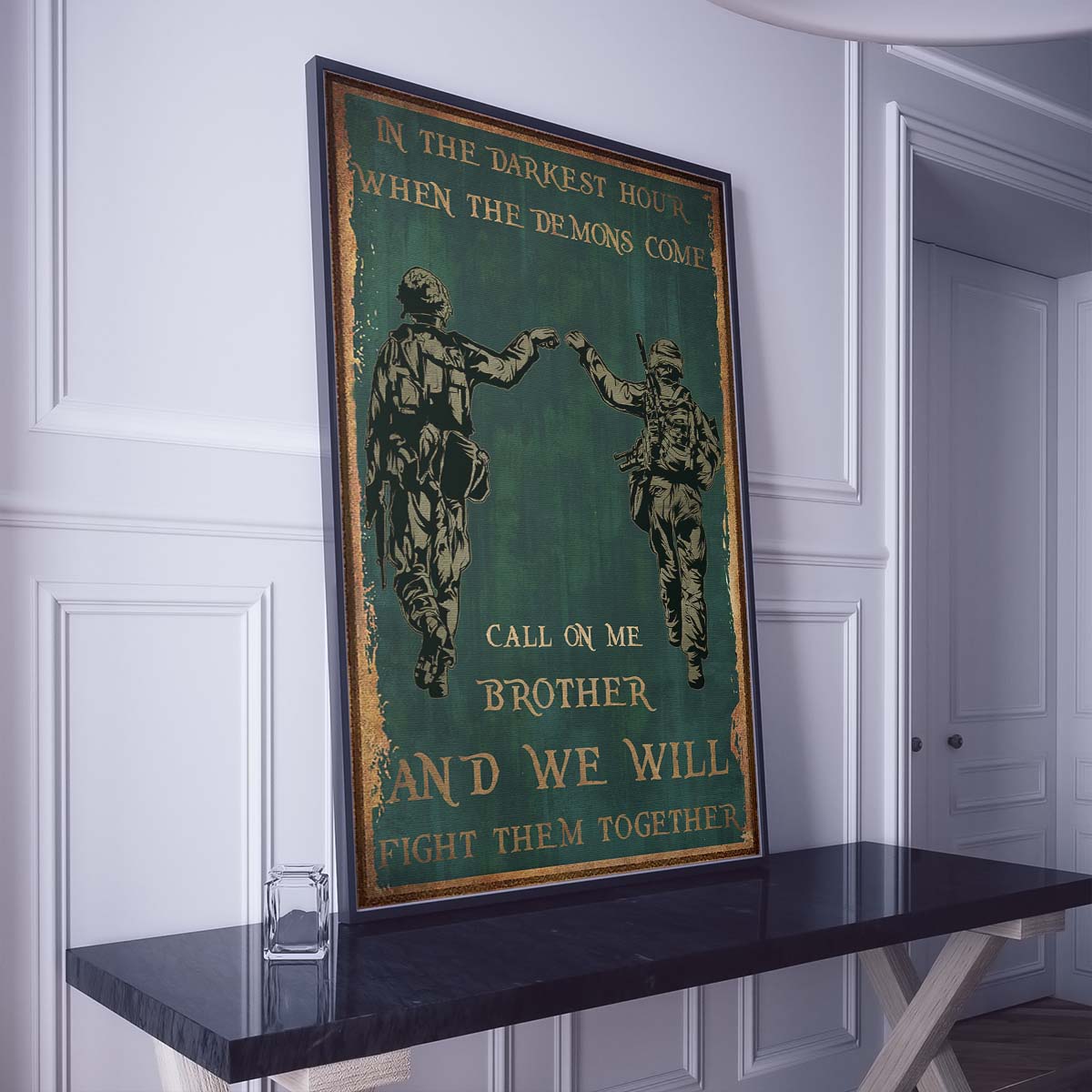 SD040 - Call On Me Brother - English - Soldier - Vertical Poster - Vertical Canvas - Soldier Poster