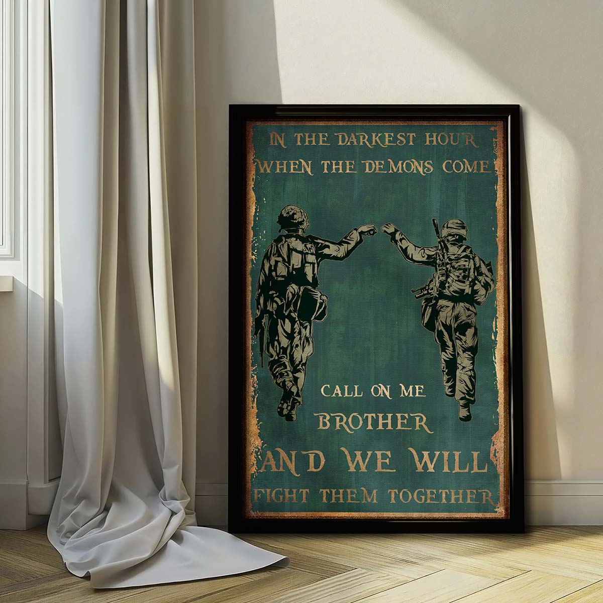 SD040 - Call On Me Brother - English - Soldier - Vertical Poster - Vertical Canvas - Soldier Poster
