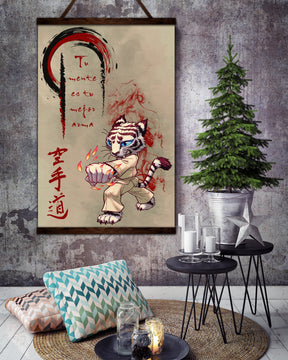 KA036 - Your Mind Is Your Best Weapon - Karatedo - Vertical Poster - Vertical Canvas - Karate Poster