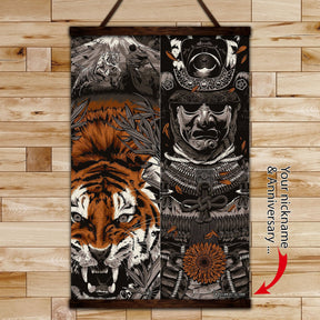 SA032 - Samurai - Vertical Poster - Vertical Canvas - Samurai Poster